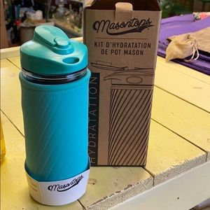 Mason tops Water Bottle